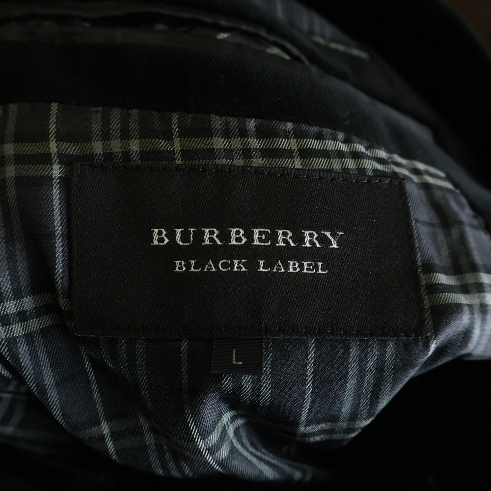 BURBERRY BLACK LABEL(バーバリー ブラックレーベル) ベロア 2B