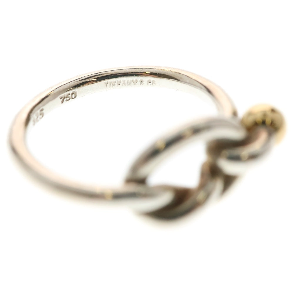 TIFFANY & Co.(ティファニー) K18YG ラブノット コンビ リング
