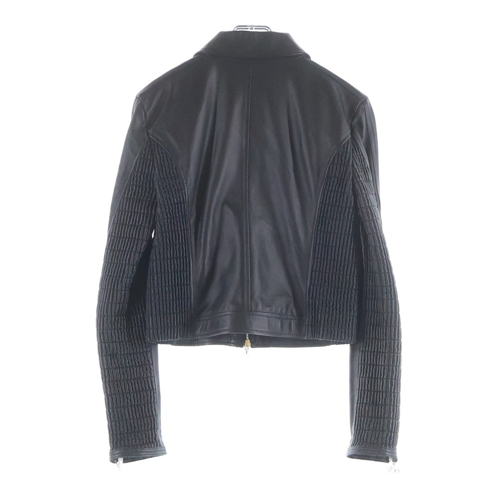 DIESEL(ディーゼル) L-SASKIA ラムレザー ジップアップ シングル