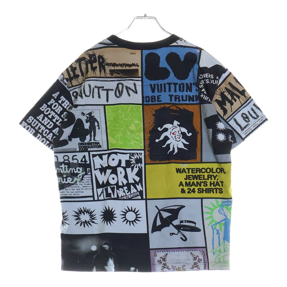 LOUIS VUITTON(ルイヴィトン) 24SS LVファンジンモチーフ総柄 半袖T