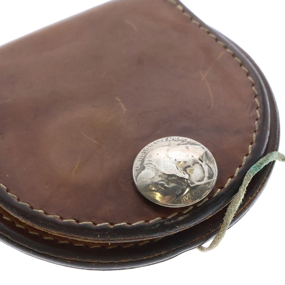 goro's(ゴローズ) サドルレザー 丸型小銭入れ コインケース 財布 焦げ茶