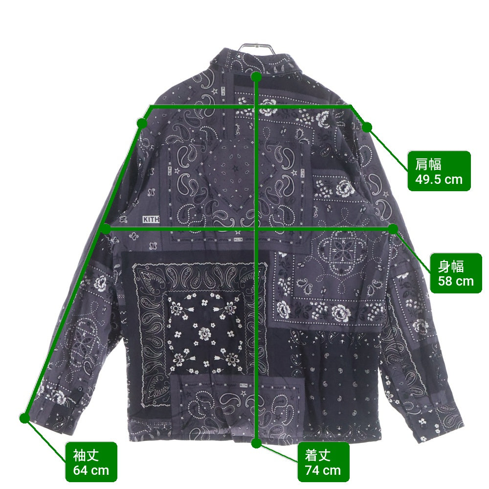 KITH(キス) 21SS Ludlow Button Down ペイズリー柄 ボタンダウン