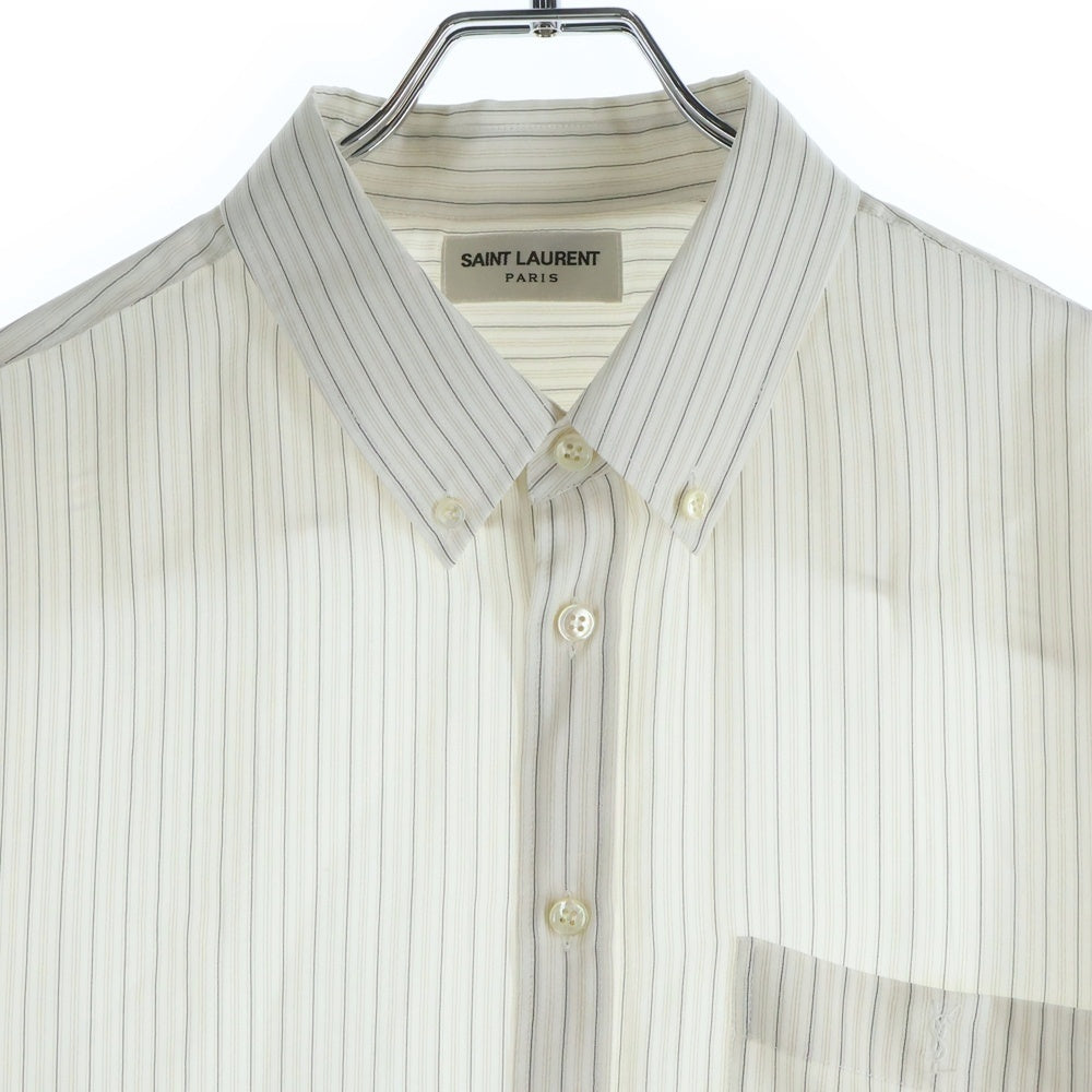SAINT LAURENT PARIS(サンローランパリ) 24SS SILK SHIRT シルク長袖