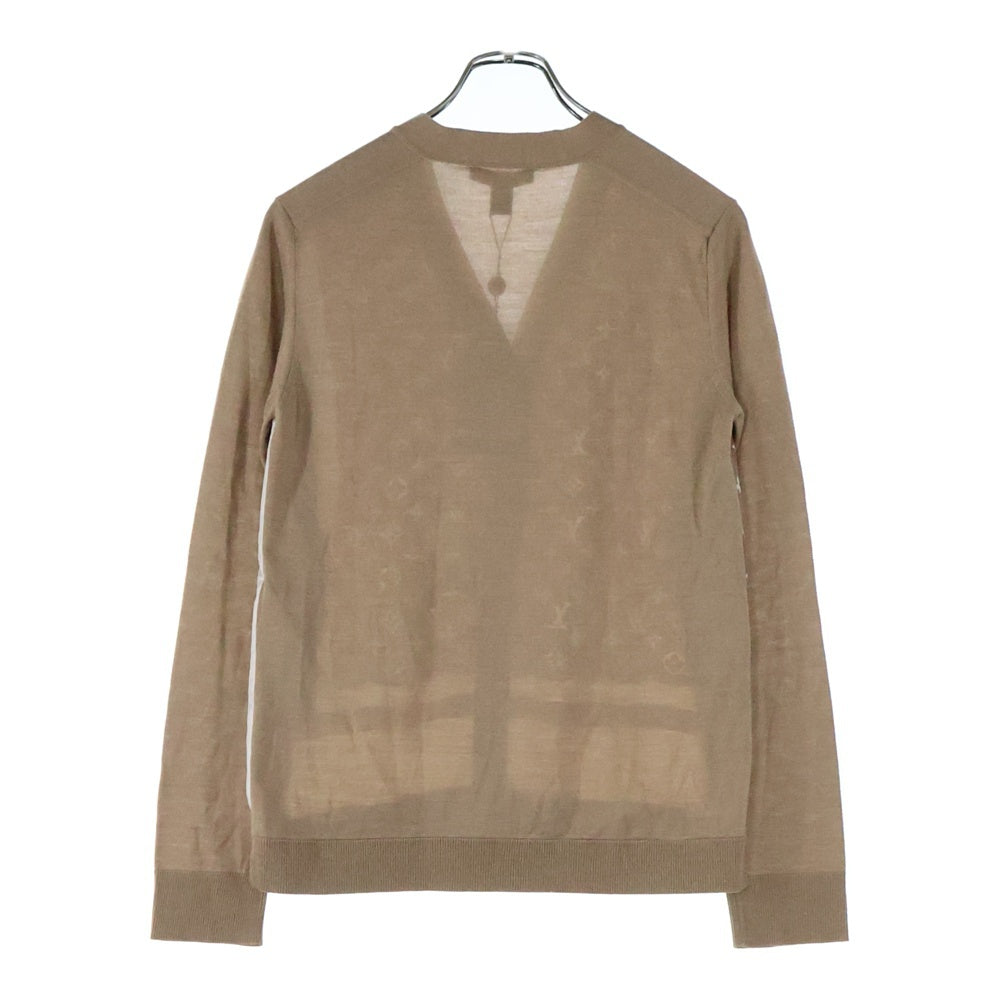 LOUIS VUITTON(ルイヴィトン) L/S W/Printed Twill Front Cardigan