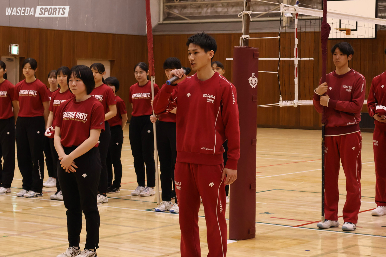 早大バレー部 新たなユニホームを受け取る！ | 早稲田スポーツ新聞会