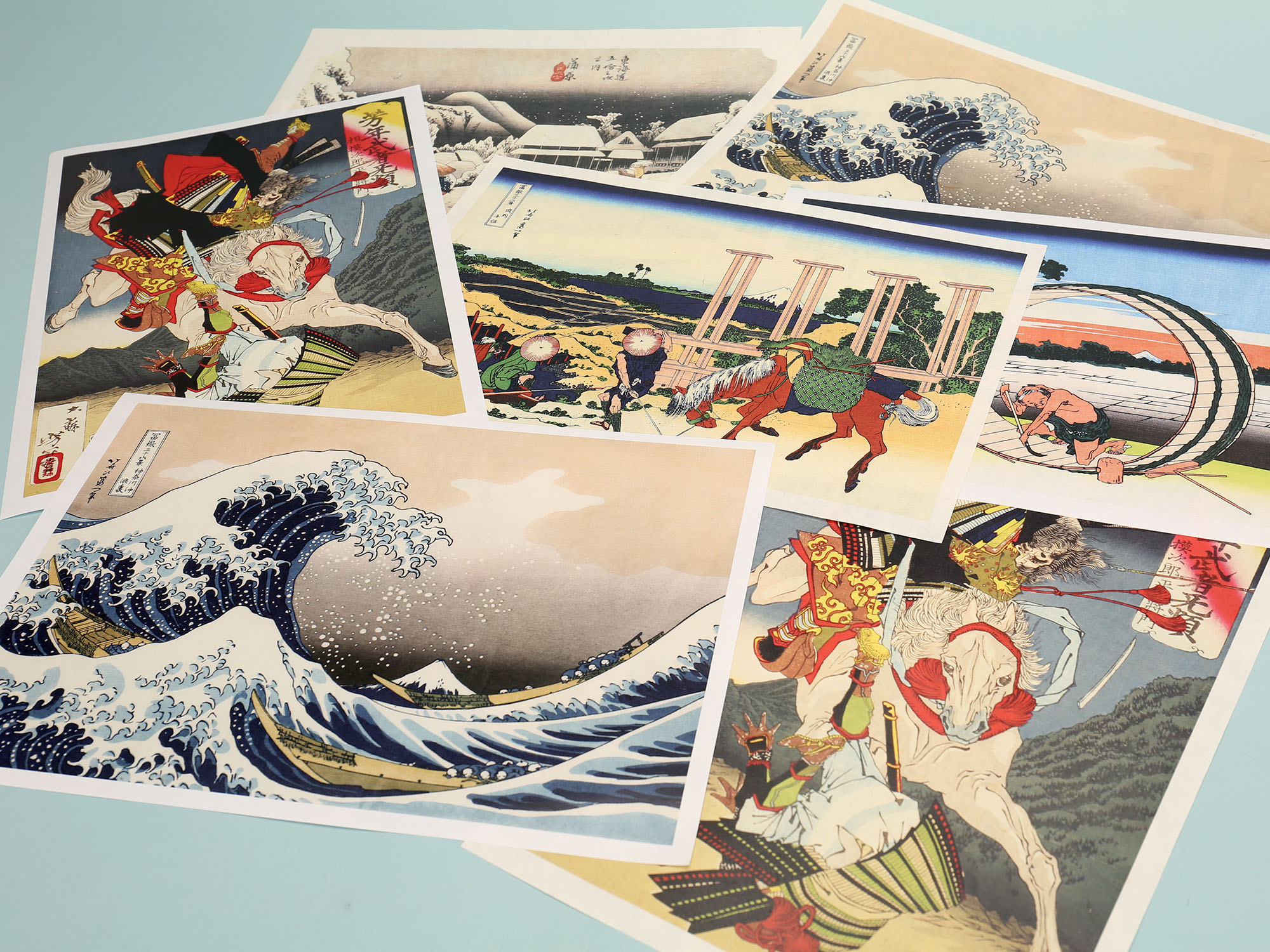 和紙に浮世絵を印刷：楮紙と奉書紙を使用 - 和紙の印刷工房