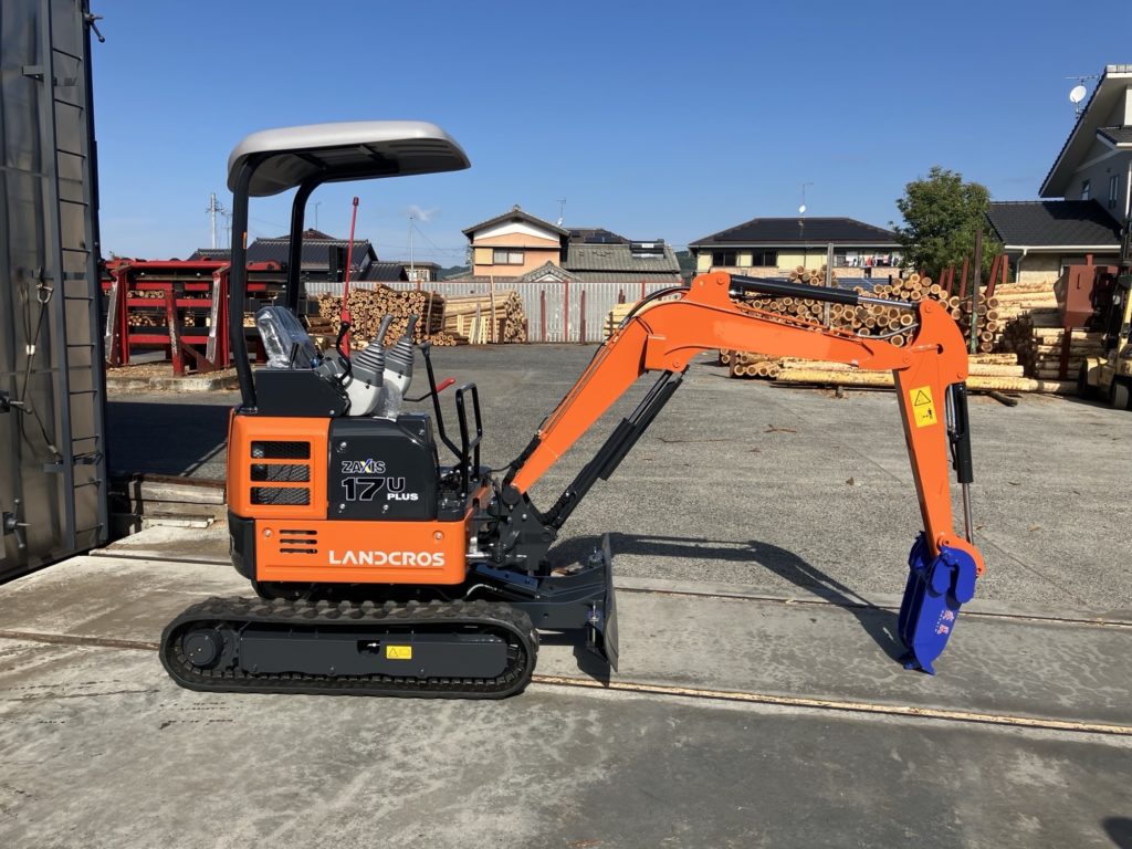 納車情報】日立ミニショベル ZX17U-5A × MAC（松本製作所）フォーク