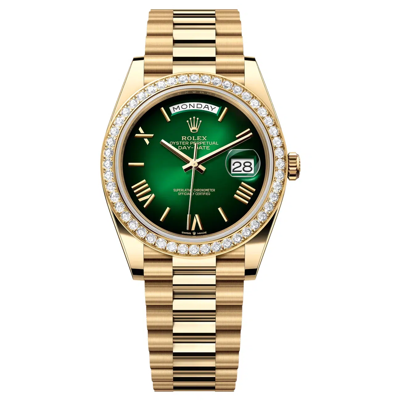 Rolex Day-Date 228348TBR-0045 40 MM Set with diamonds (2024)
