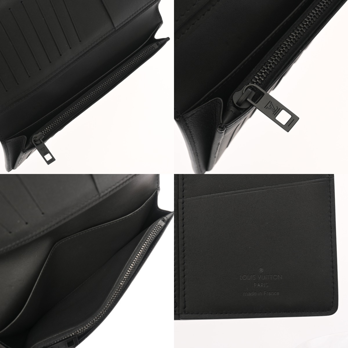 ルイ ヴィトン LVアエログラム ポルトフォイユ・ブラザNM ノワール
