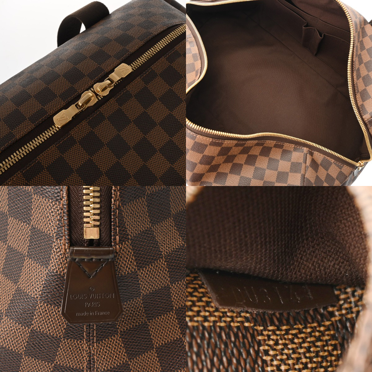 ルイ ヴィトン ダミエ ウィークエンダー MM ブラウン N41138 ダミエ