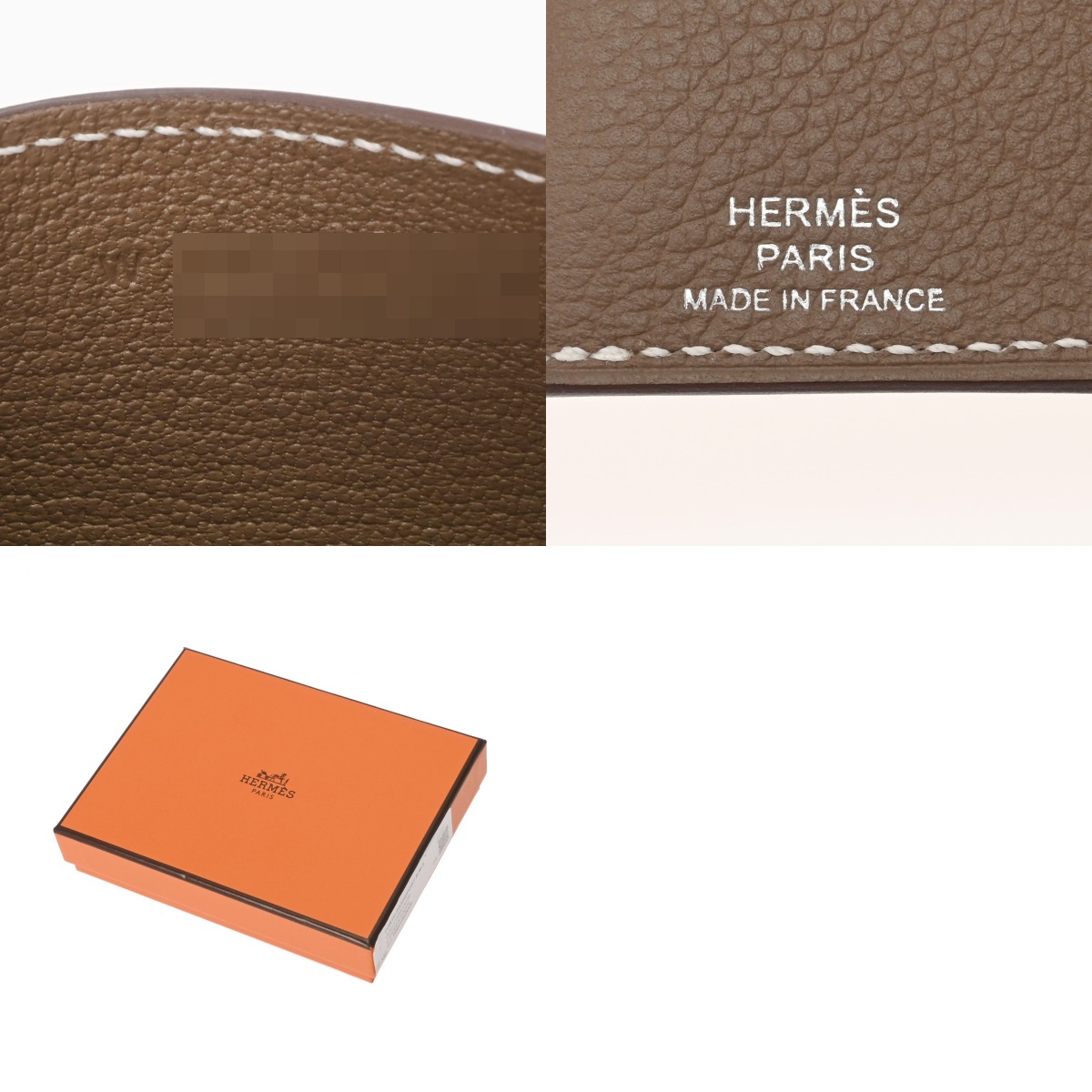 エルメス パスポートケース〈R.M.S クルードセル〉 エトゥープ