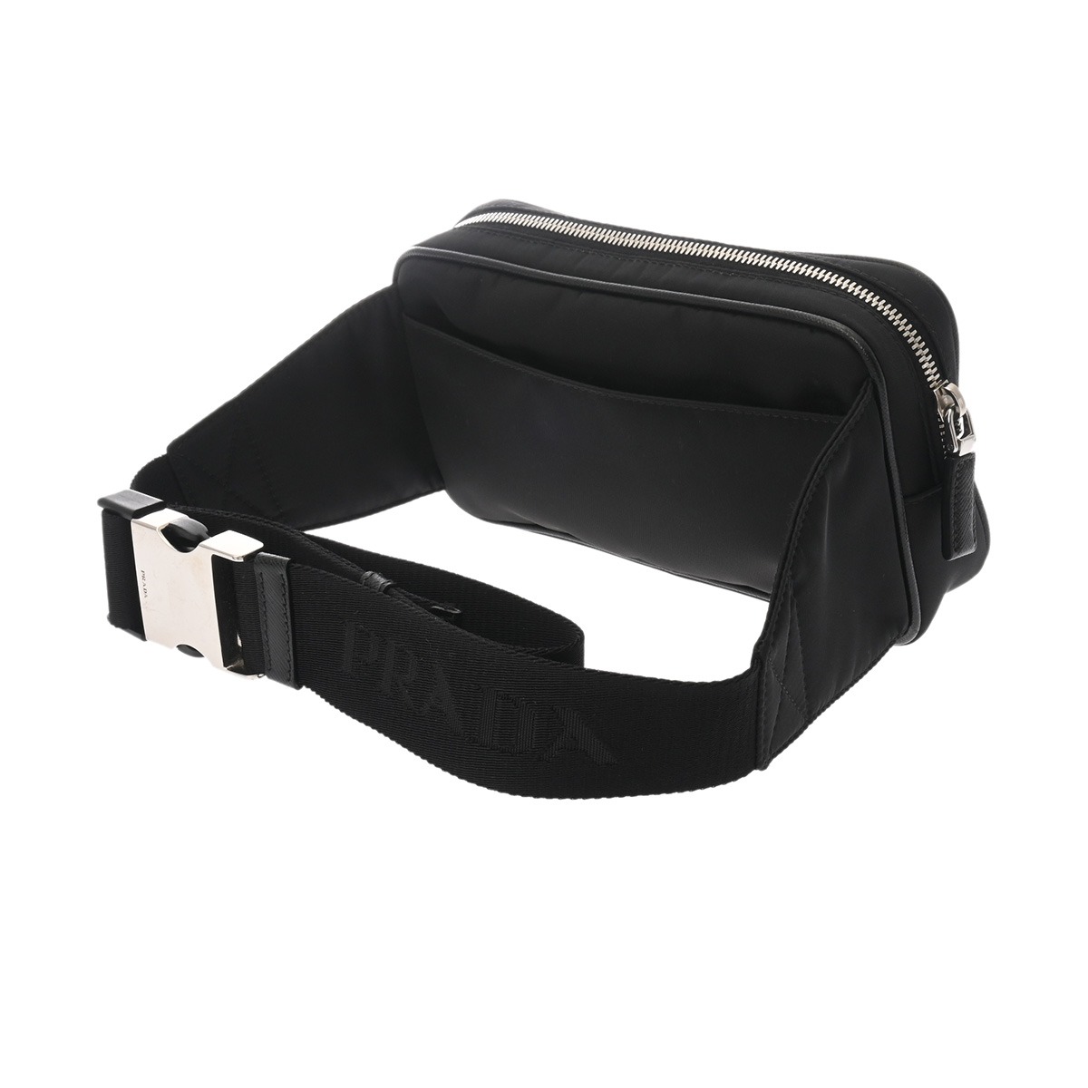 プラダ ベルトバッグ ブラック 2VL977 ナイロン/サフィアーノレザー