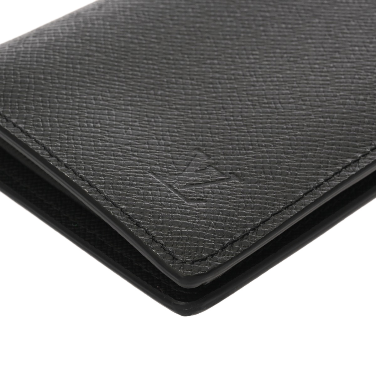 ルイヴィトン タイガ ポルトフォイユ ブラザ ノワール M30501 レザー