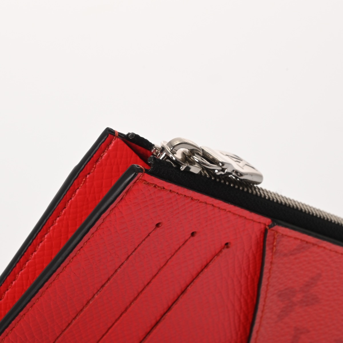 ルイヴィトン タイガラマ コインカードホルダー ルージュ M30271