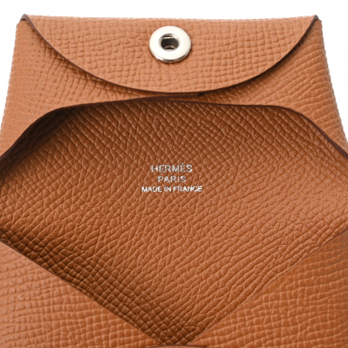 エルメス バスティア ゴールド ヴォーエプソン ユニセックス 財布 【未