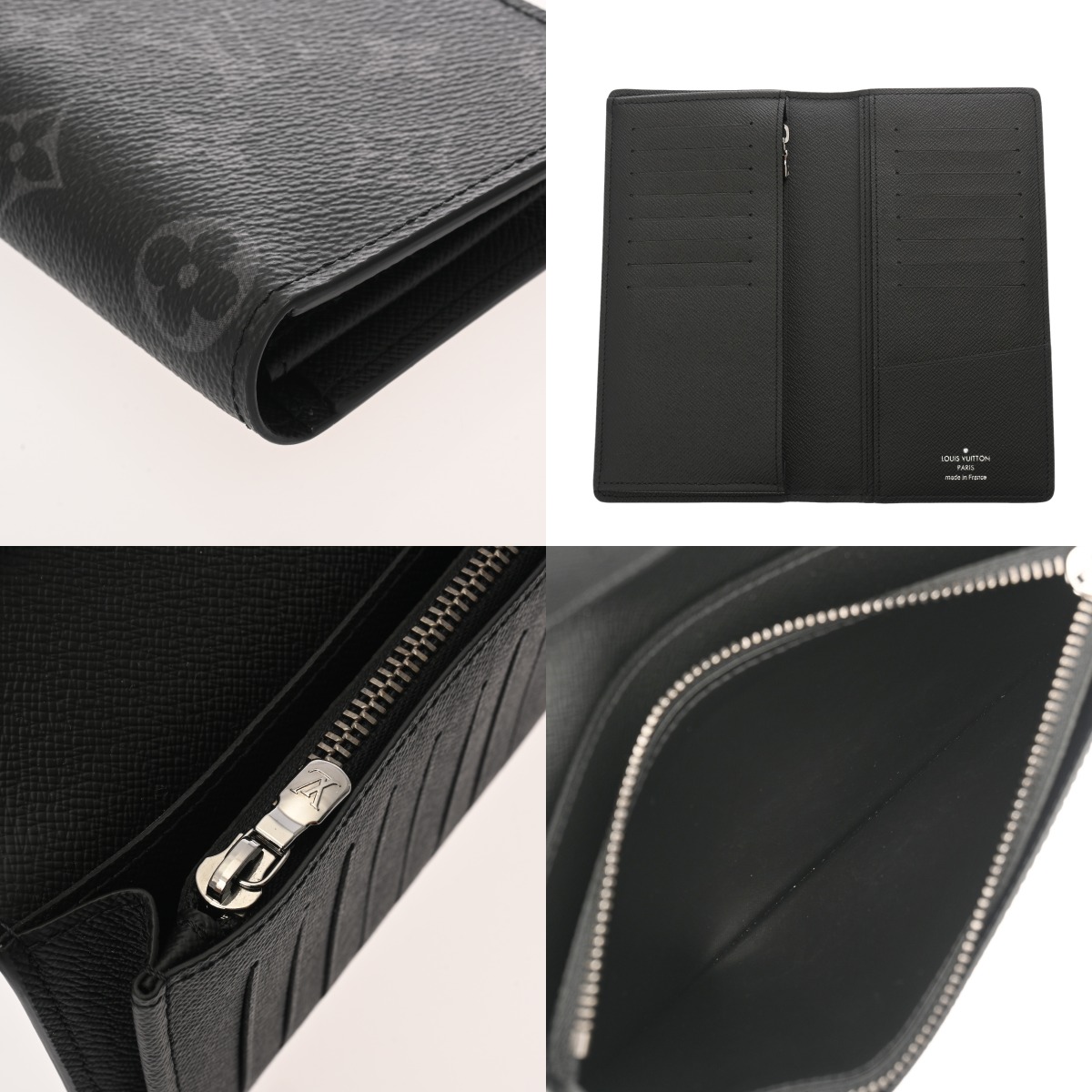 ルイ ヴィトン モノグラムエクリプス ポルトフォイユ ブラザ ブラック