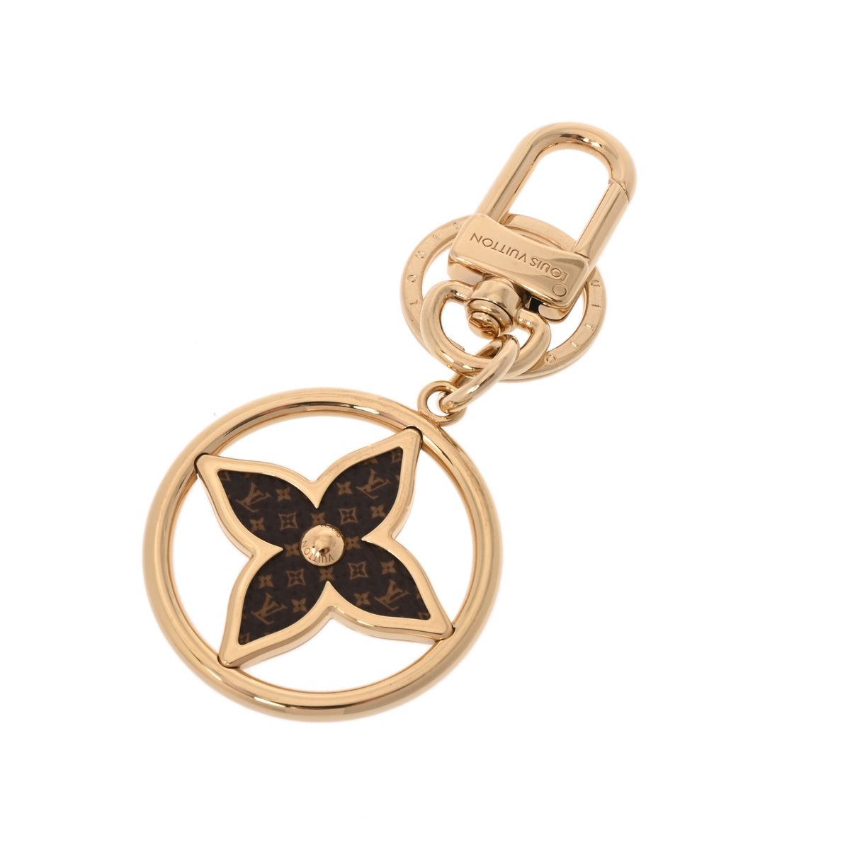 ルイ ヴィトン キーホルダー LV トレジャード モノグラムフラワー