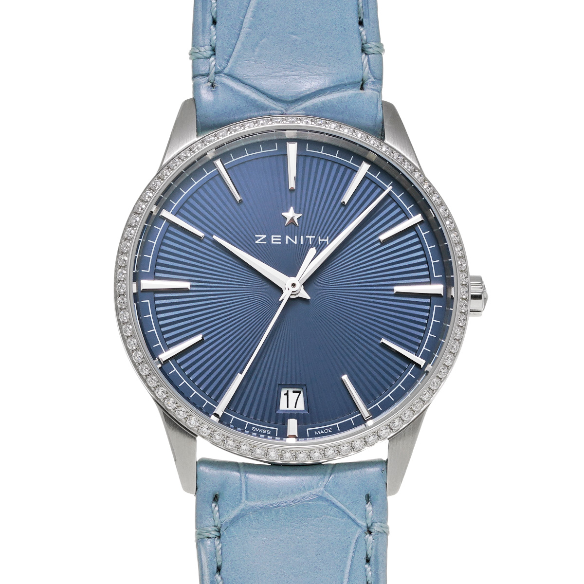 ゼニス エリート クラシック 36mm 16.3200.670/02.C832 ブルー ユニ
