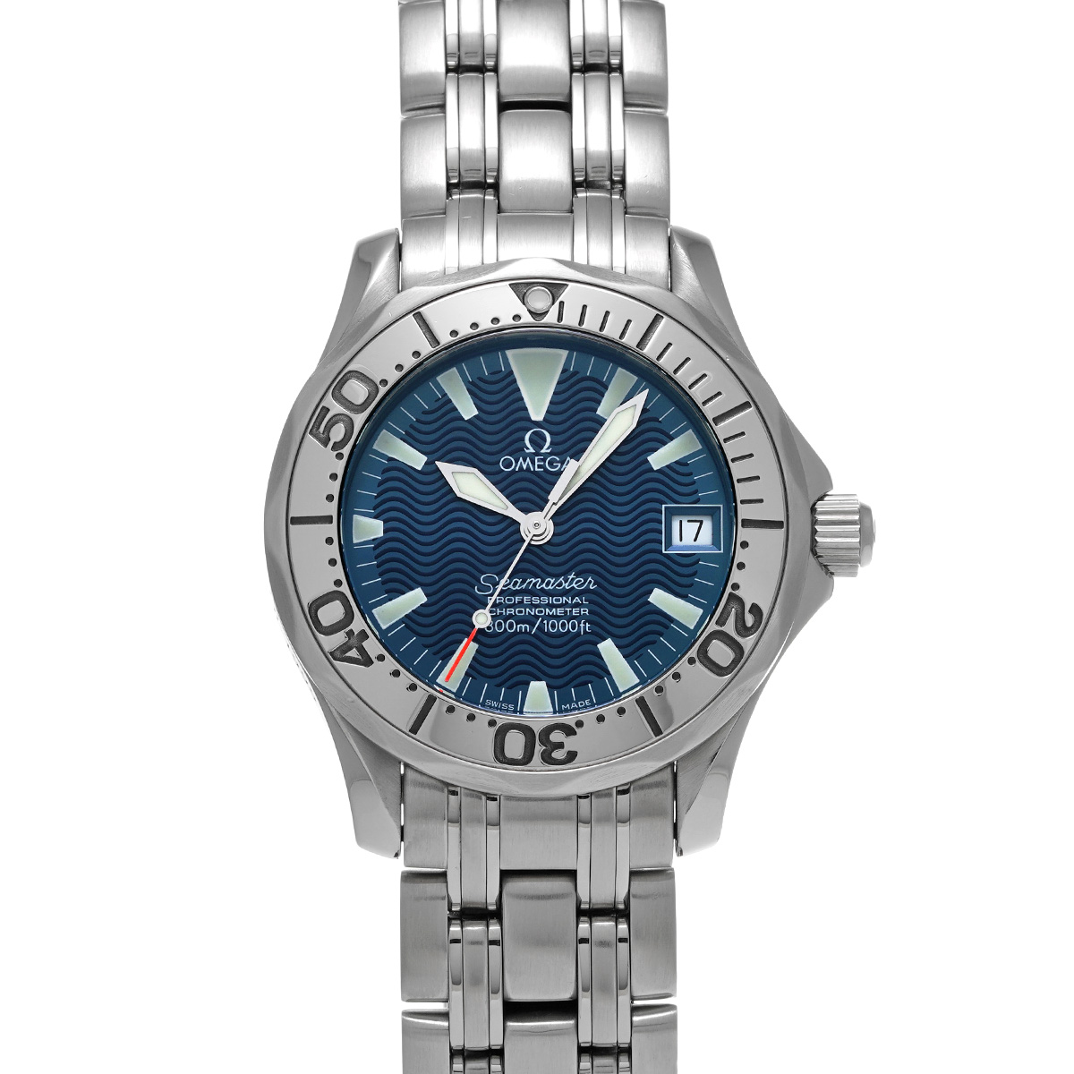 オメガ シーマスター 300 ジャック・マイヨール 1999 2554.80 ブルー