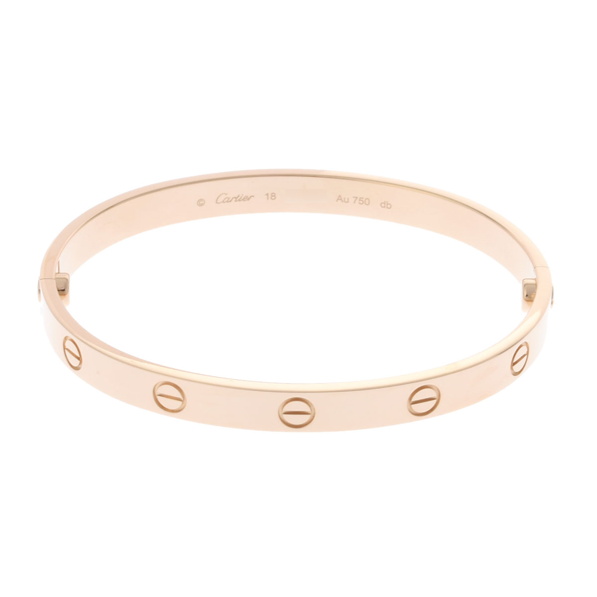 カルティエ ラブブレスレット #18 新型 ゴールド K18イエローゴールド