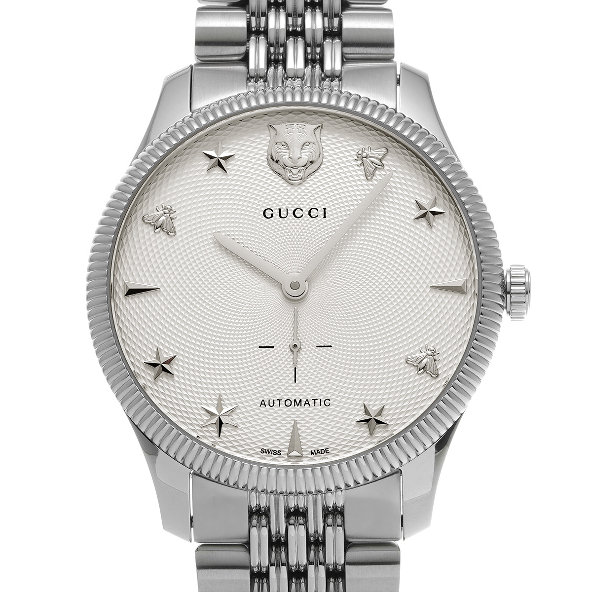 グッチ Gタイムレス 126.3 シルバー ユニセックス 時計 【中古