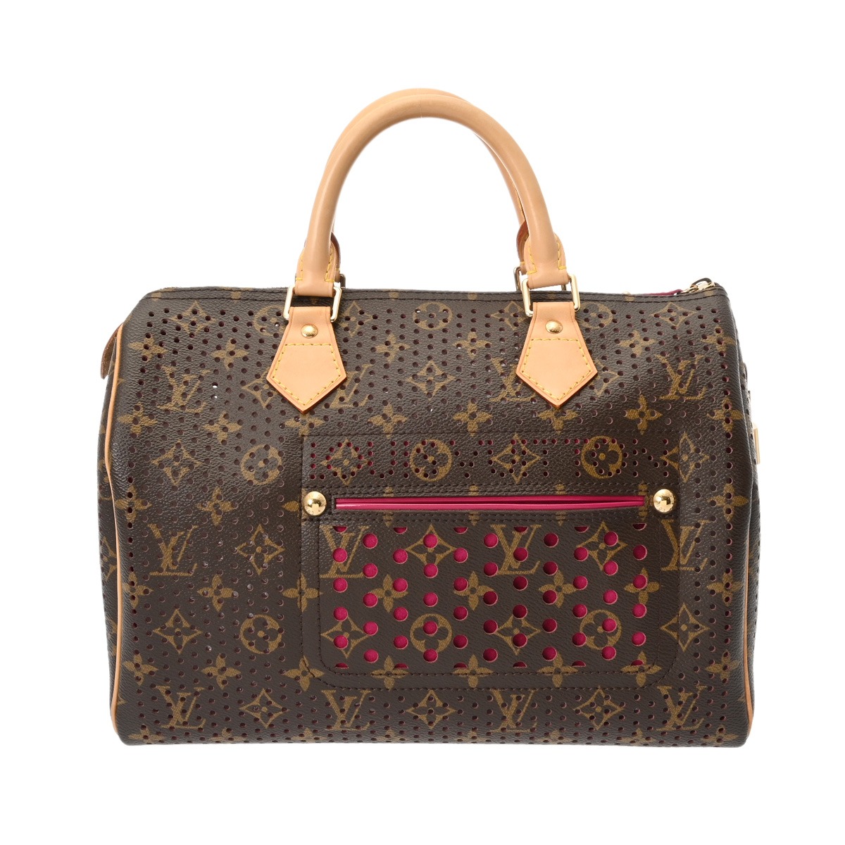 ルイ ヴィトン モノグラムペルフォ スピーディ 30 フューシャ M95180