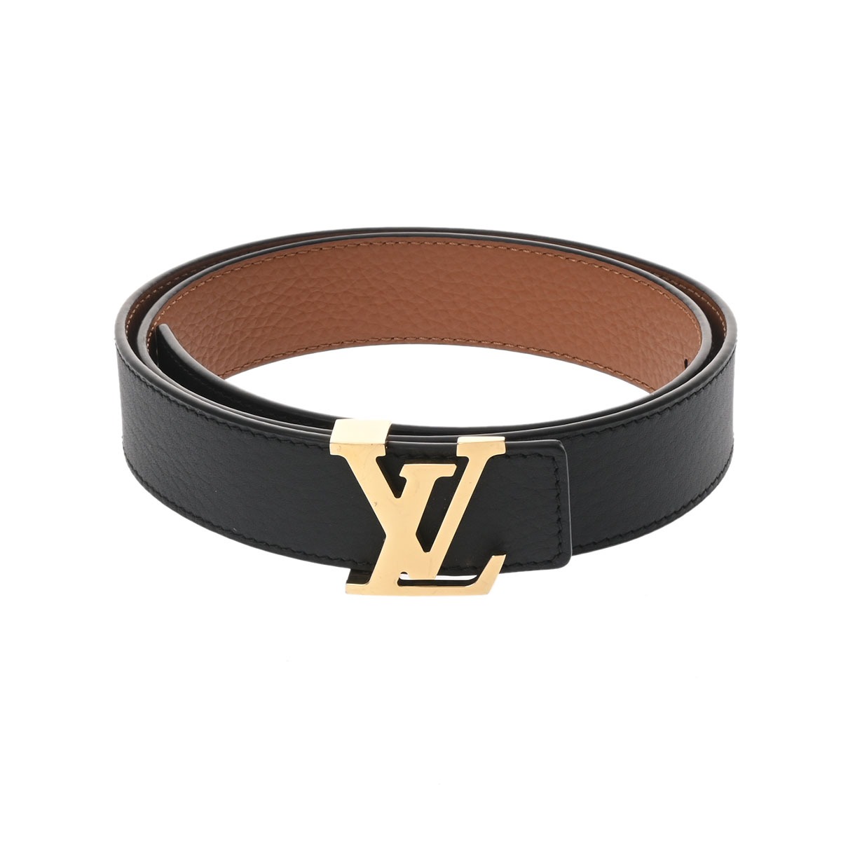 ルイ ヴィトン ベルト イニシャル マドレーヌ リバーシブル 30mm #75