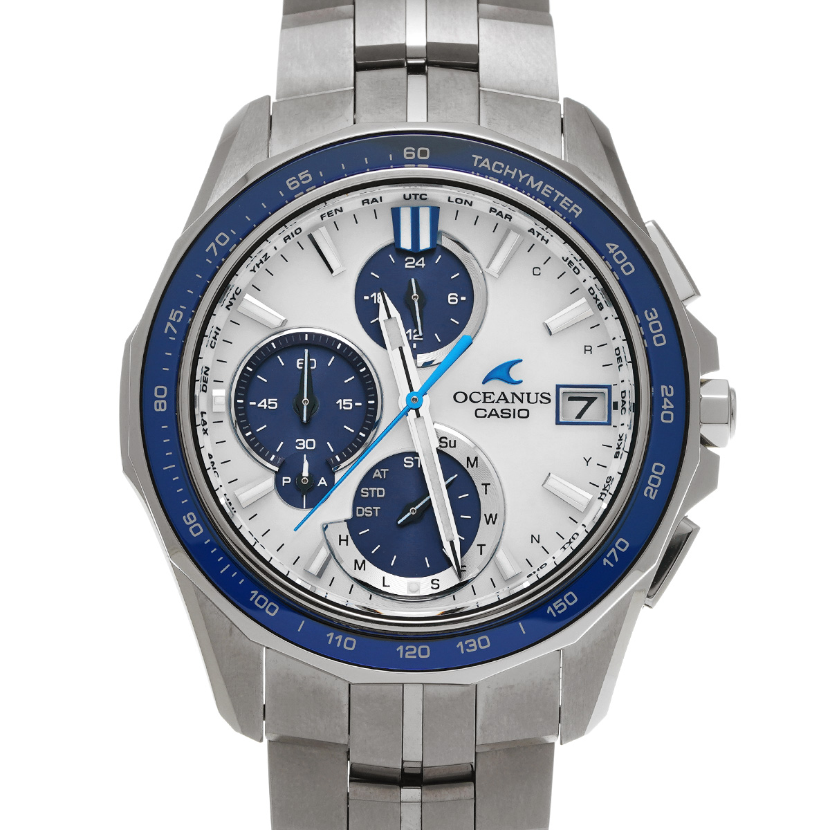 カシオ オシアナス マンタ OCW-S7000D-7AJF ホワイト メンズ 時計