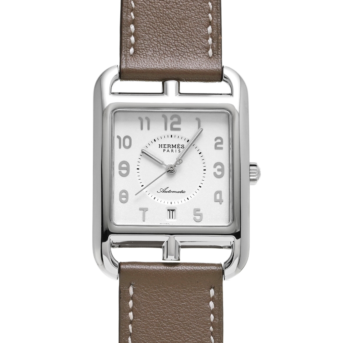 エルメス ケープコッド CC1.710 ホワイト ユニセックス 時計 【中古