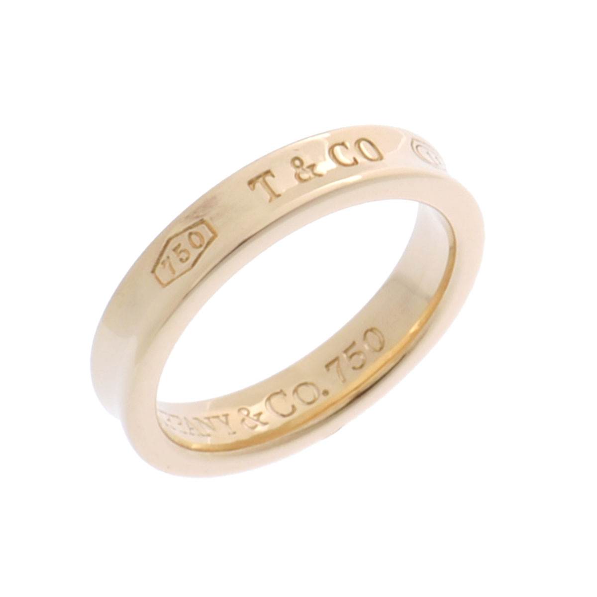 ティファニー 1837ナロー リング ゴールド K18イエローゴールド YG