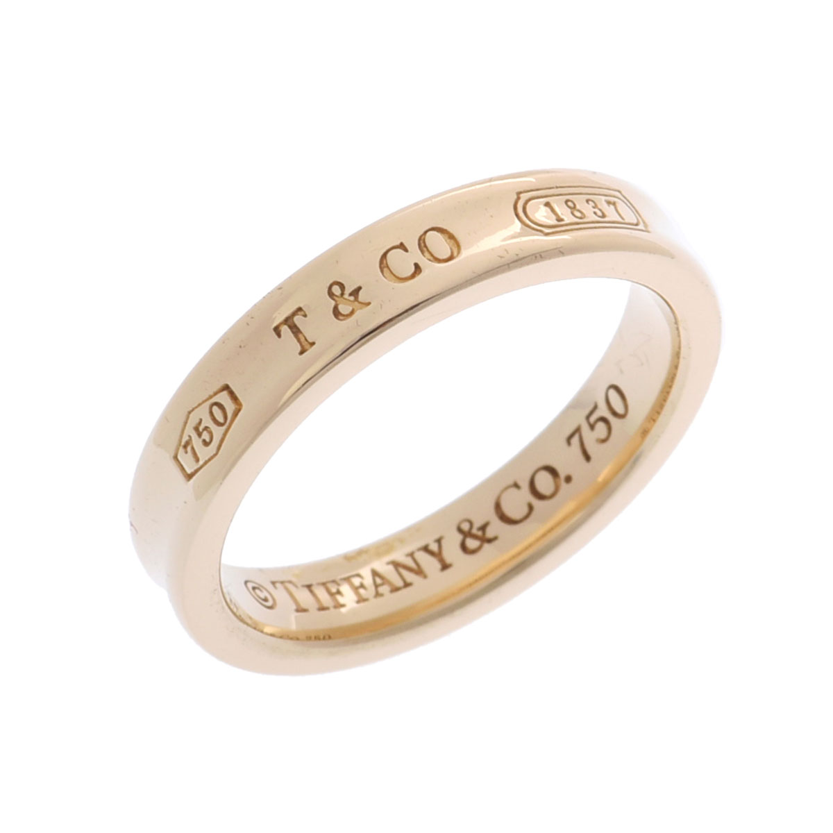 ティファニー 1837 ナロー リング ゴールド K18イエローゴールド YG