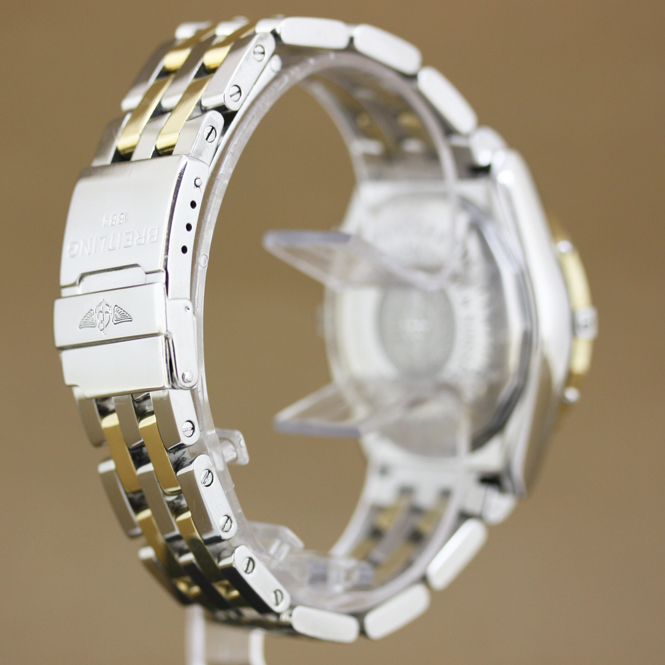 Breitling Chronomat Gold-Steel MOP D13352 - Watchdealer