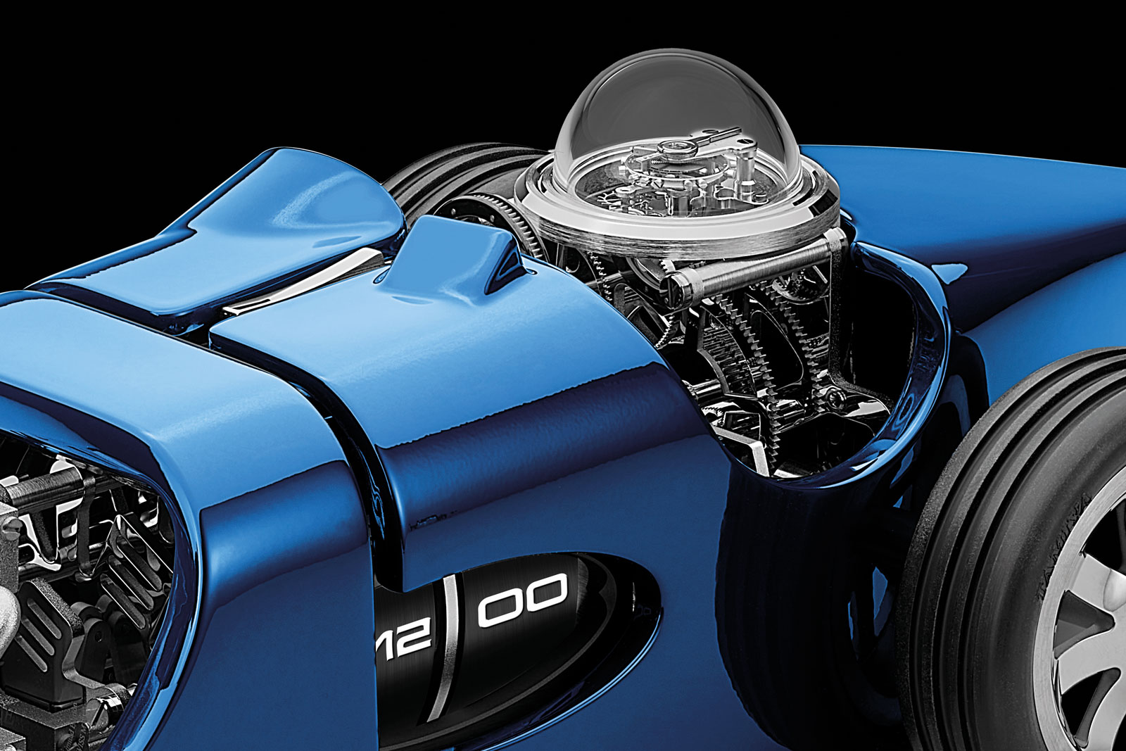 L'Epée 1839 Unveils Racing Car Clock with Built-In Cigar Lighter