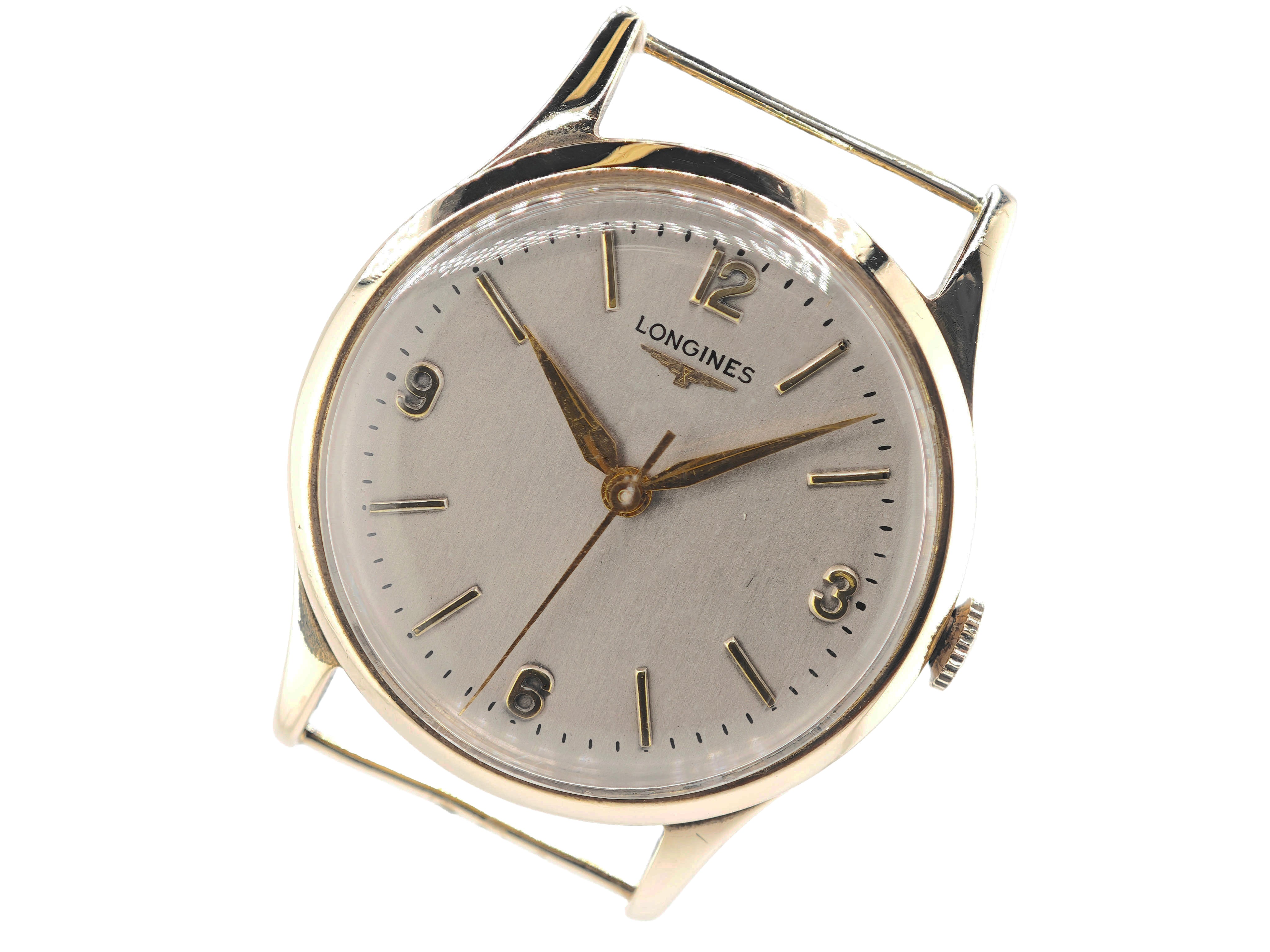 ロンジン デニソンケース 9K無垢 Ref.13322  LONGINES DENNISON case