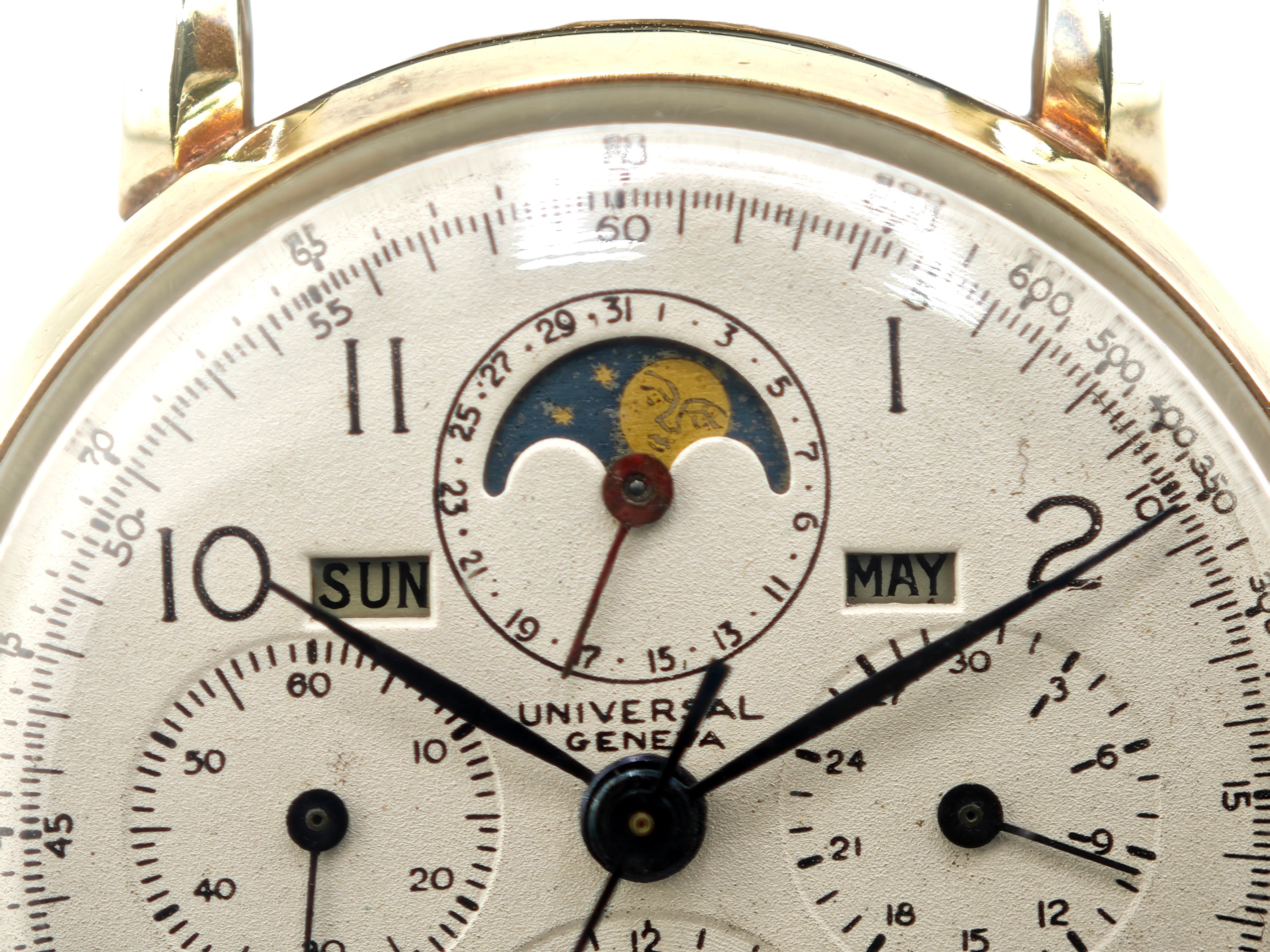 ユニバーサルジュネーブ トリコンパックス 14金無垢 Ref.52216