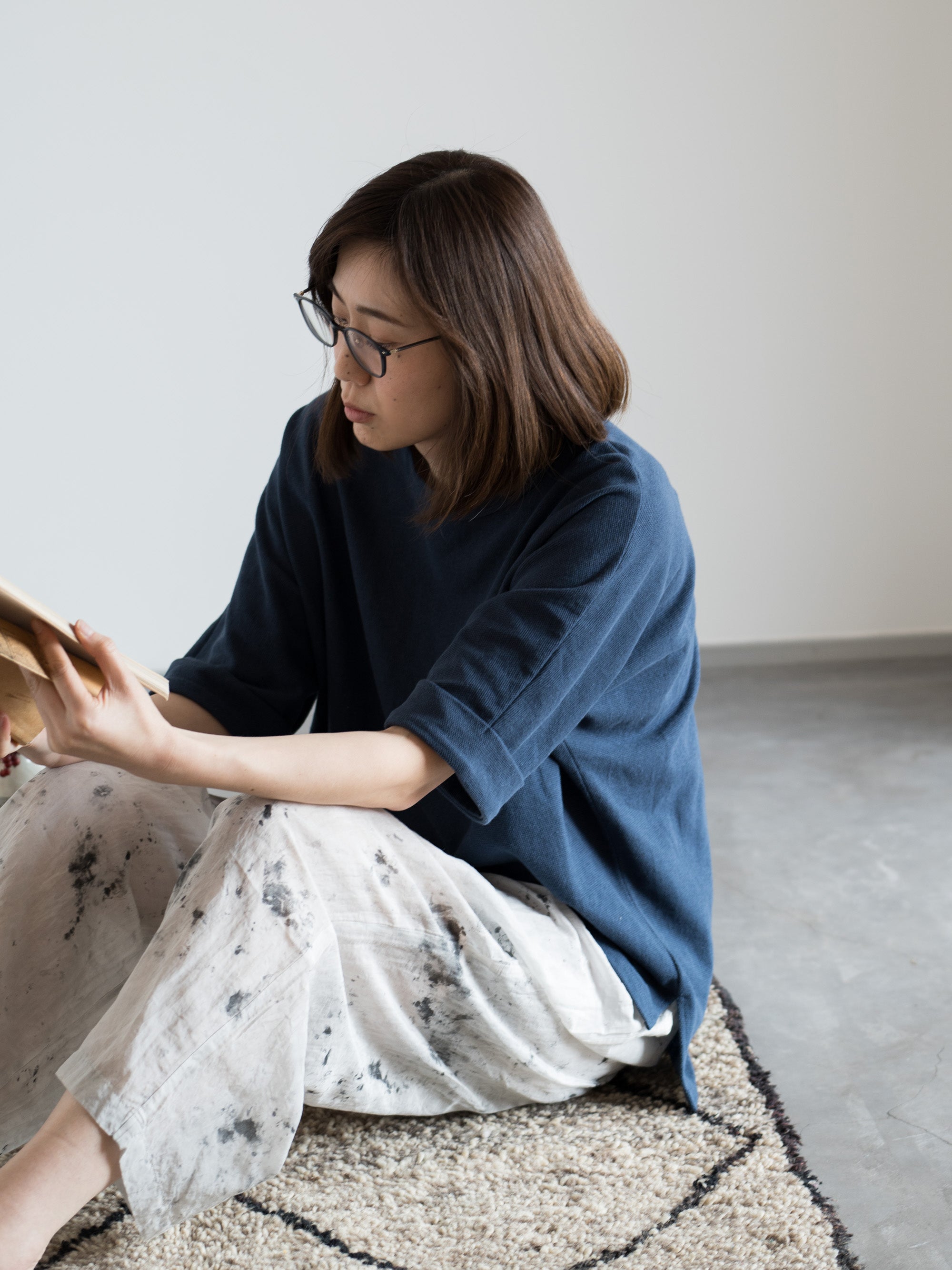 さらさら鹿の子リネン ドルマントップ｜わざわざオリジナル