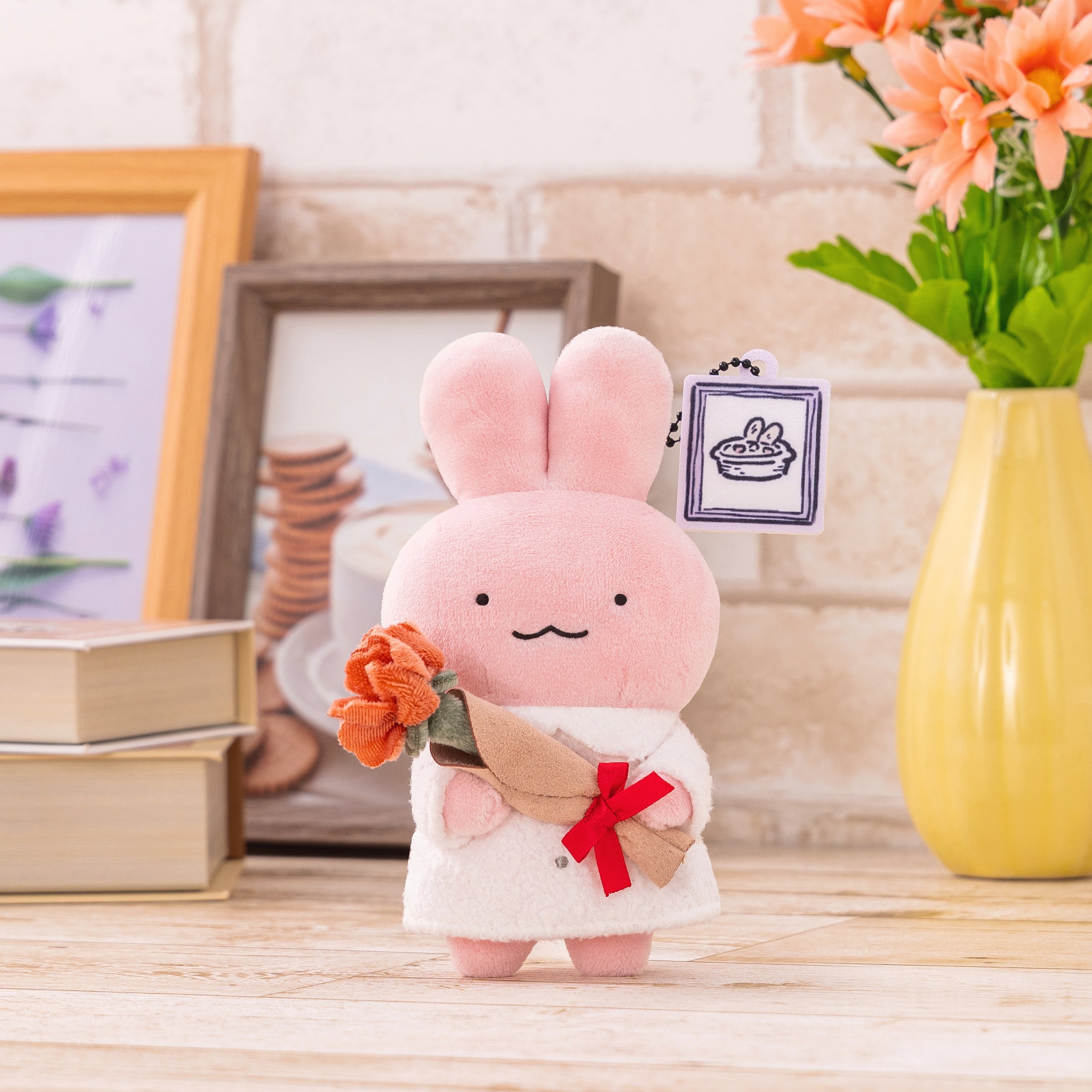 ホワイトタイガーとブラックタイガー 母の日 うさぎ先生マスコット