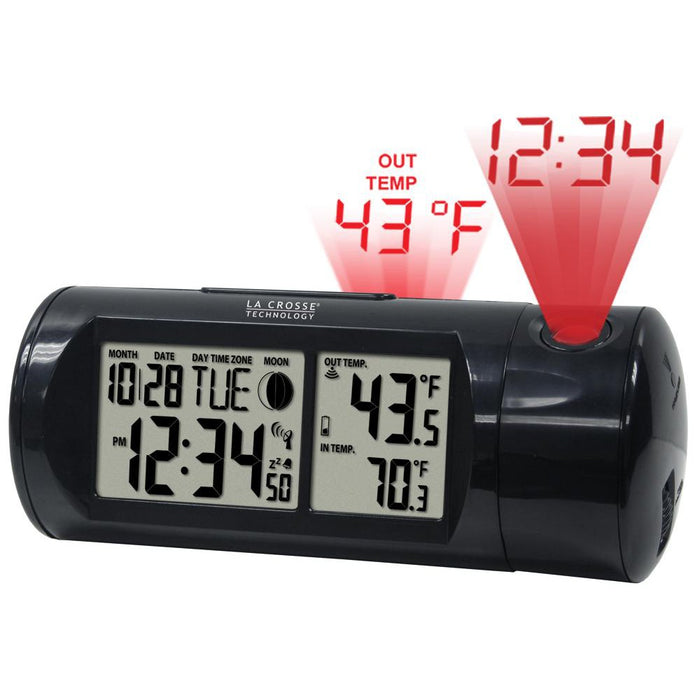 LaCrosse Technology 616-143V2 Projection Alarm Clock with Indoor
