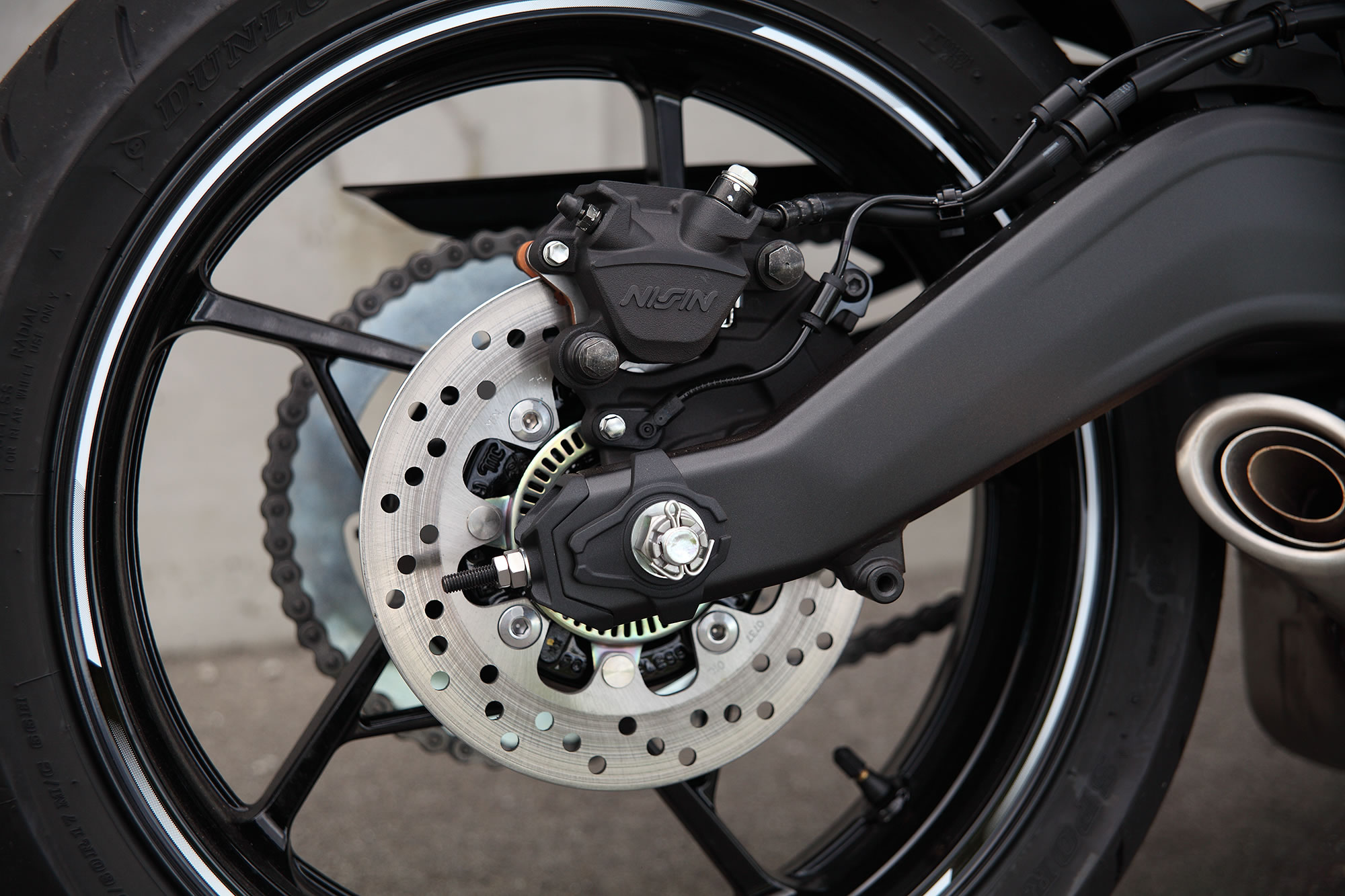 ZX-25R リアブレーキパッド交換