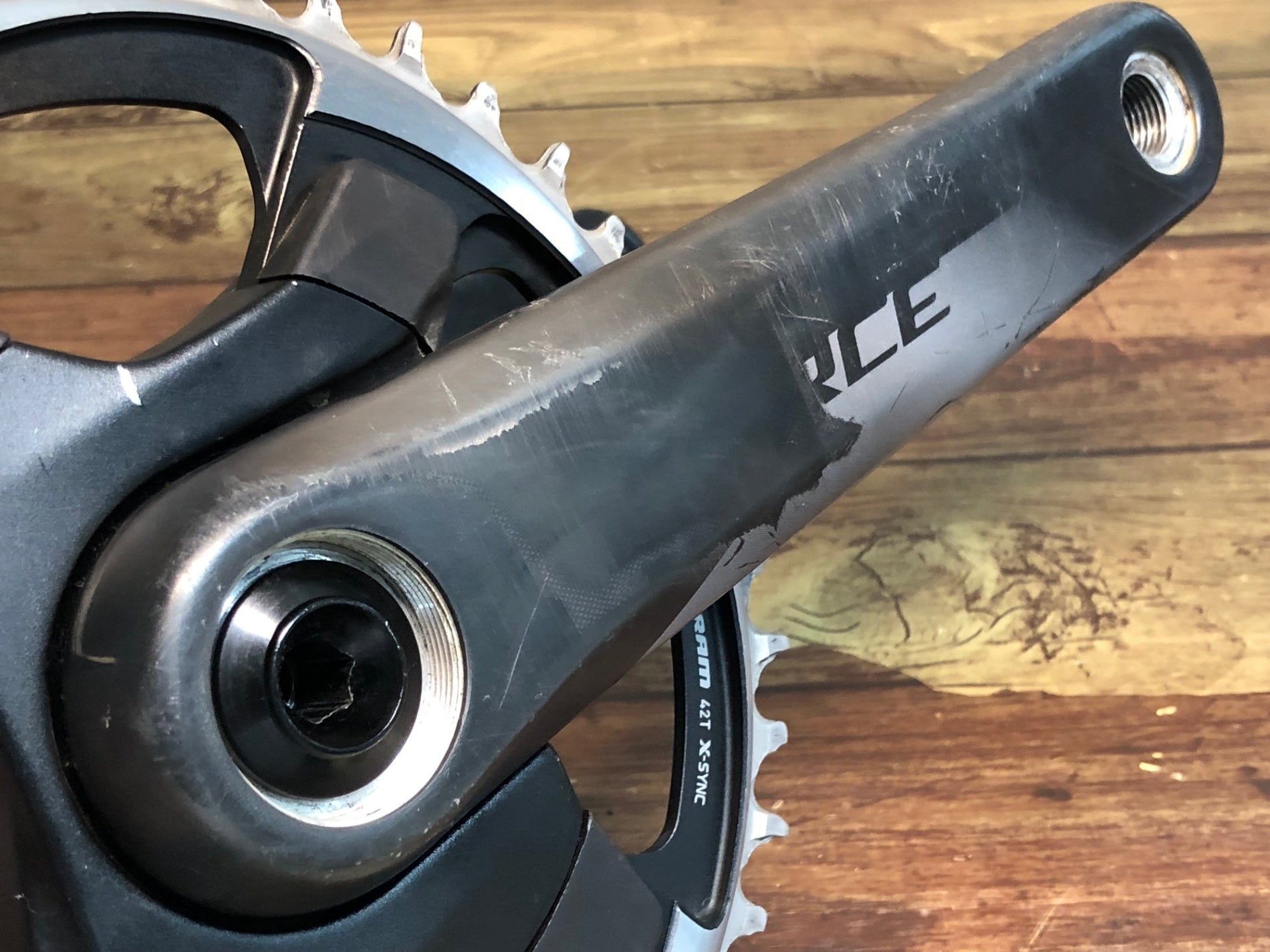 JC336 スラム SRAM FORCE AXS FC-FRC-1-D1 クランク X-SYNC 42T 170mm