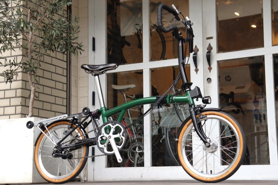 ブロンプトン BROMPTON M6R 2021 レーシンググリーンブラック 外装2S