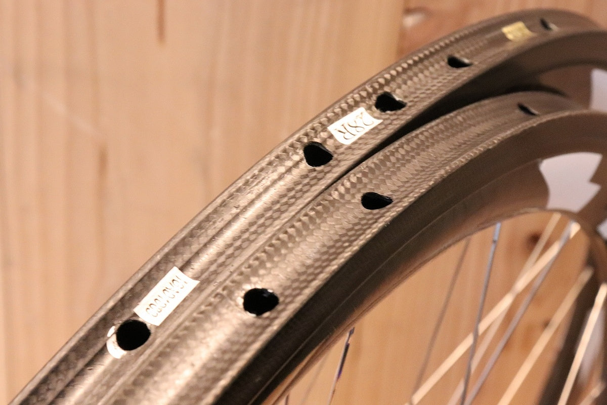 TNI 手組み カーボン チューブラー ホイールセット シマノ 11S/12S