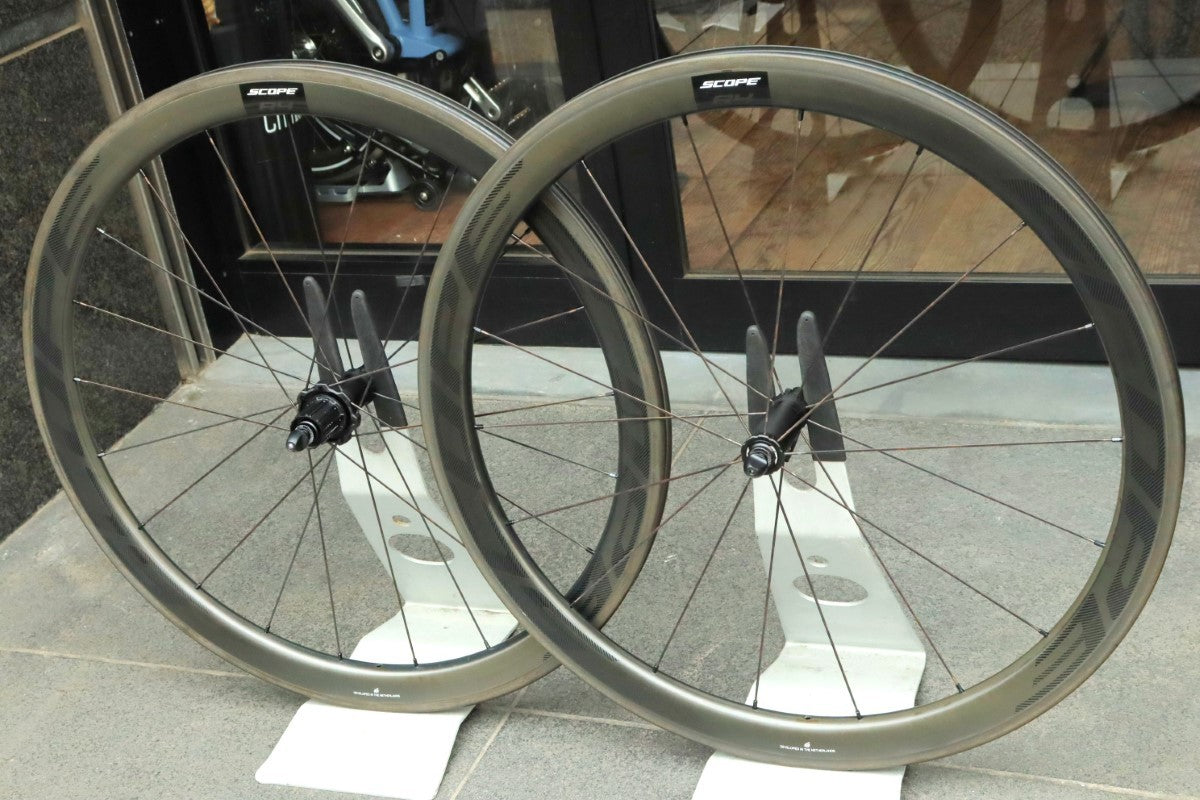 スコープ SCOPE R4 カーボン チューブレス リムブレーキ ホイール