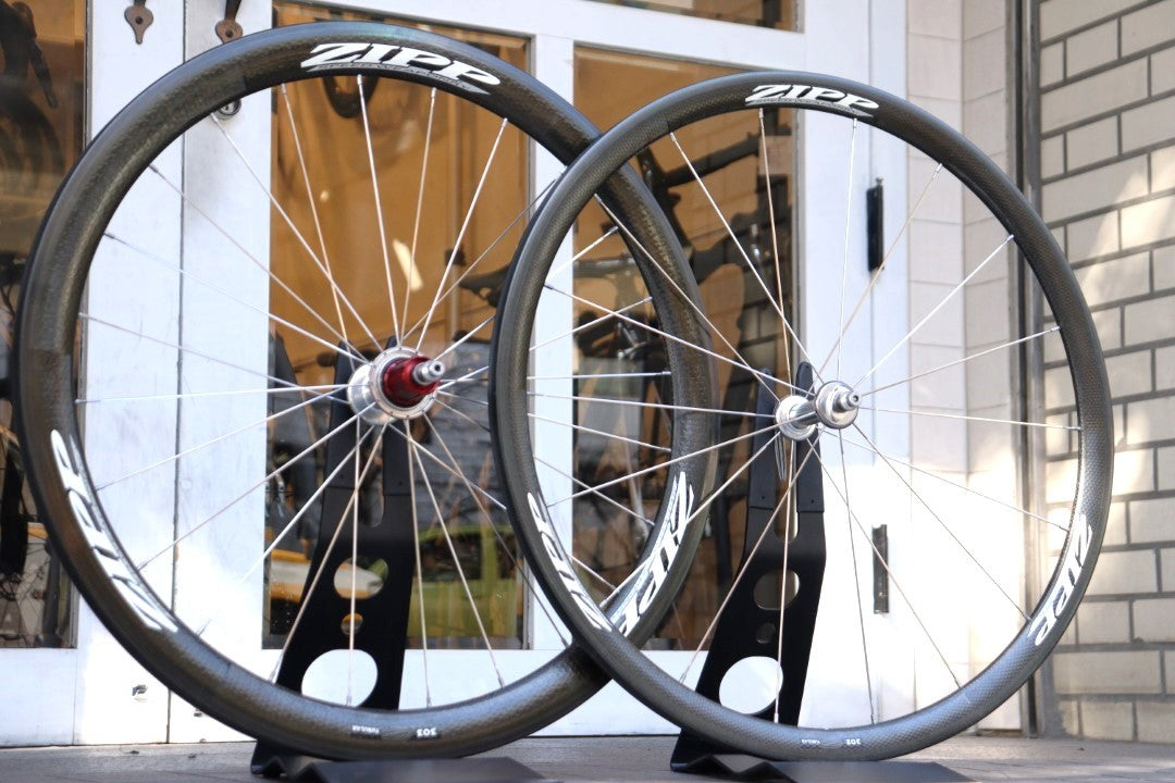 ジップ ZIPP 202 303 カーボン チューブラー ホイールセット シマノ10S