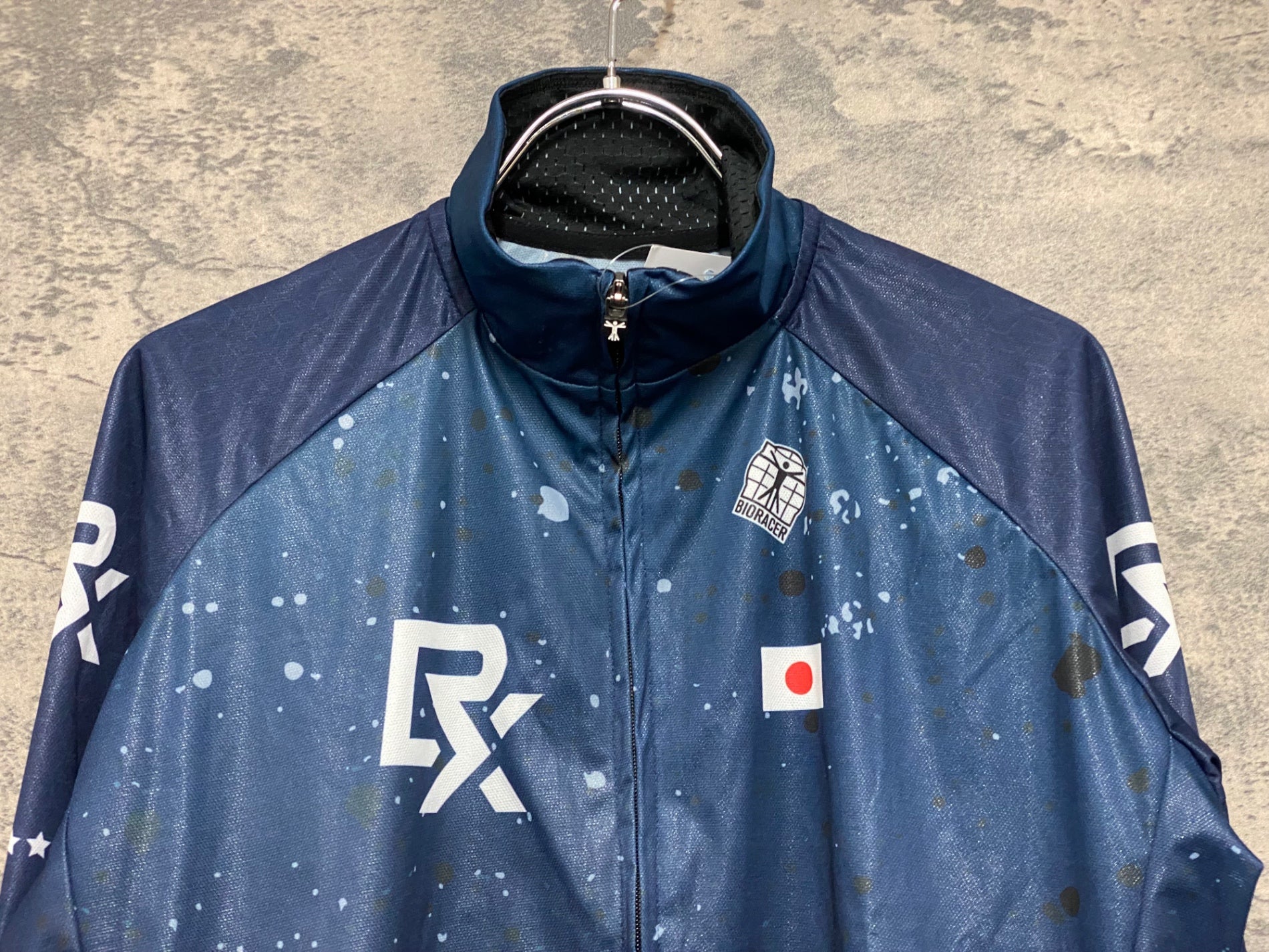 JO501 ビオレーサー BIORACER 長袖 ウィンドブレーカー 紺 4/L チーム