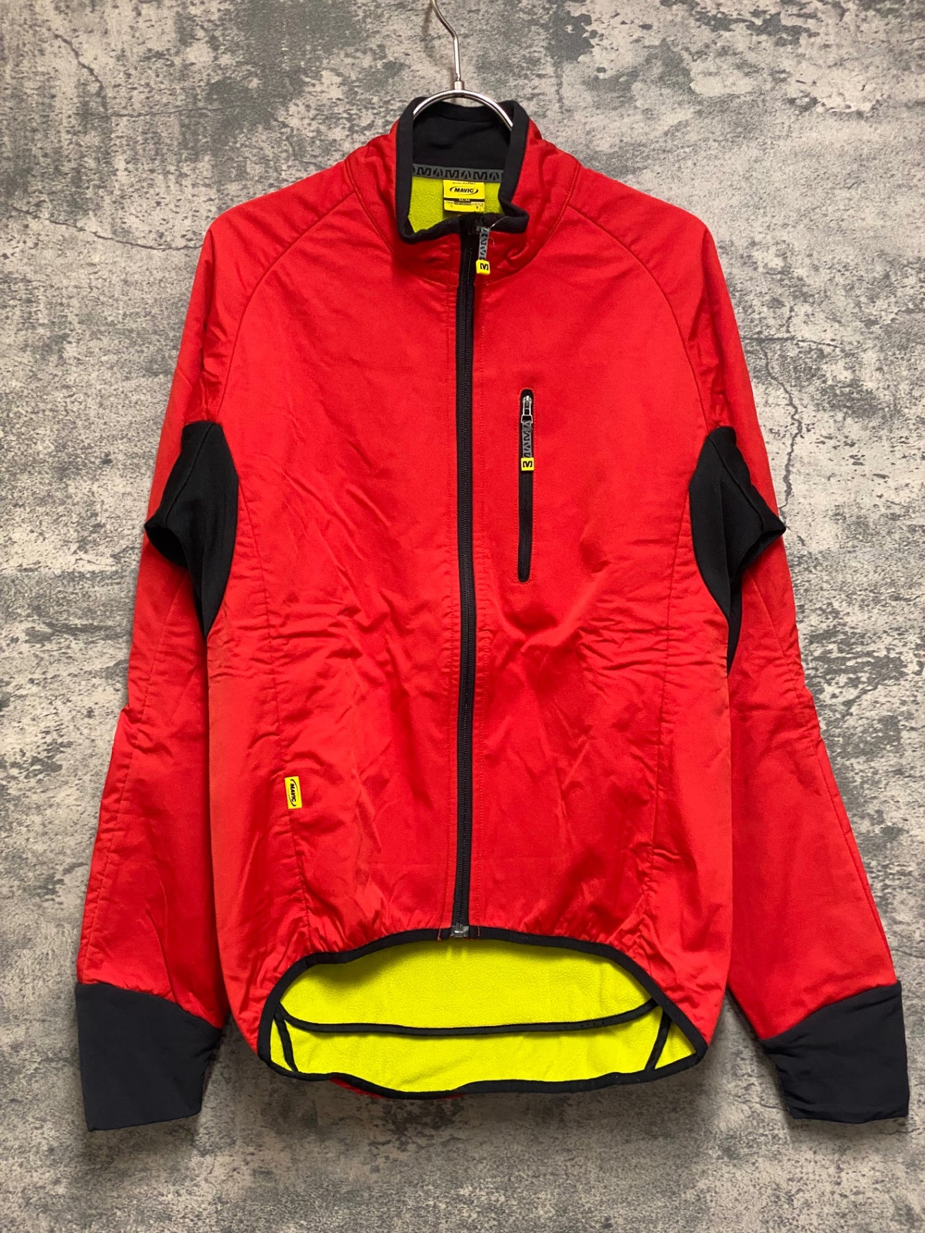 JS442 マヴィック MAVIC 長袖 サイクルジャケット 赤 L 裏起毛 – BICI