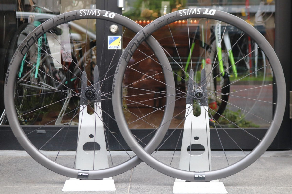 DT SWISS PRC 1400 SPLINE DB 35 カーボン チューブレス ホイール