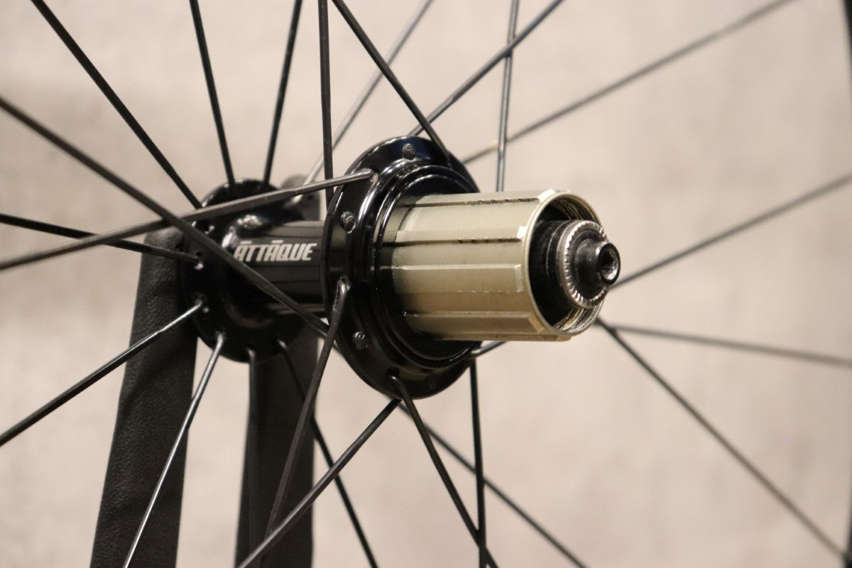 アタッキ ATTAQUE 45MM カーボン チューブラー ホイールセット シマノ