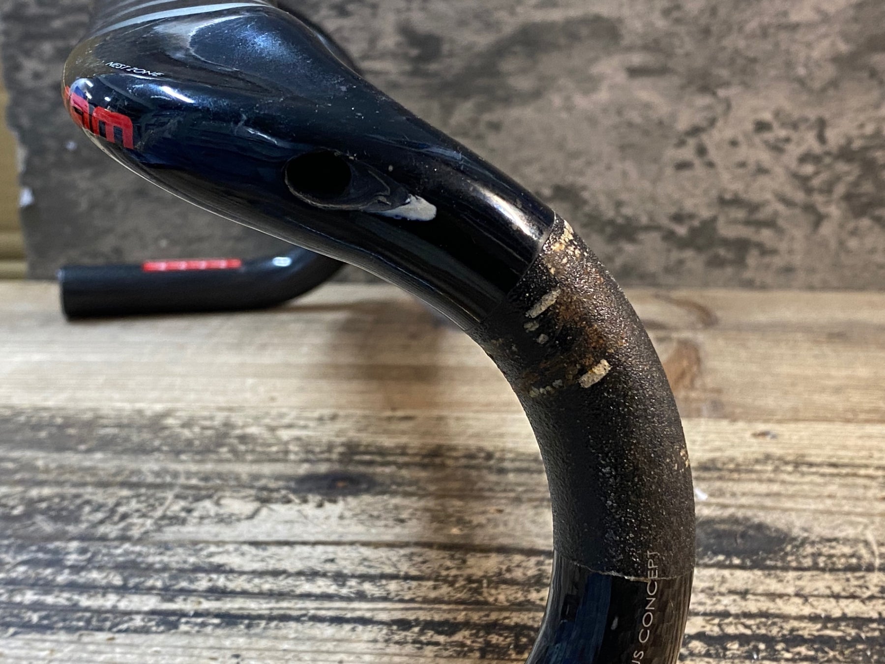 JJ132 チネリ cinelli ram カーボン ドロップハンドル エンド部C-C