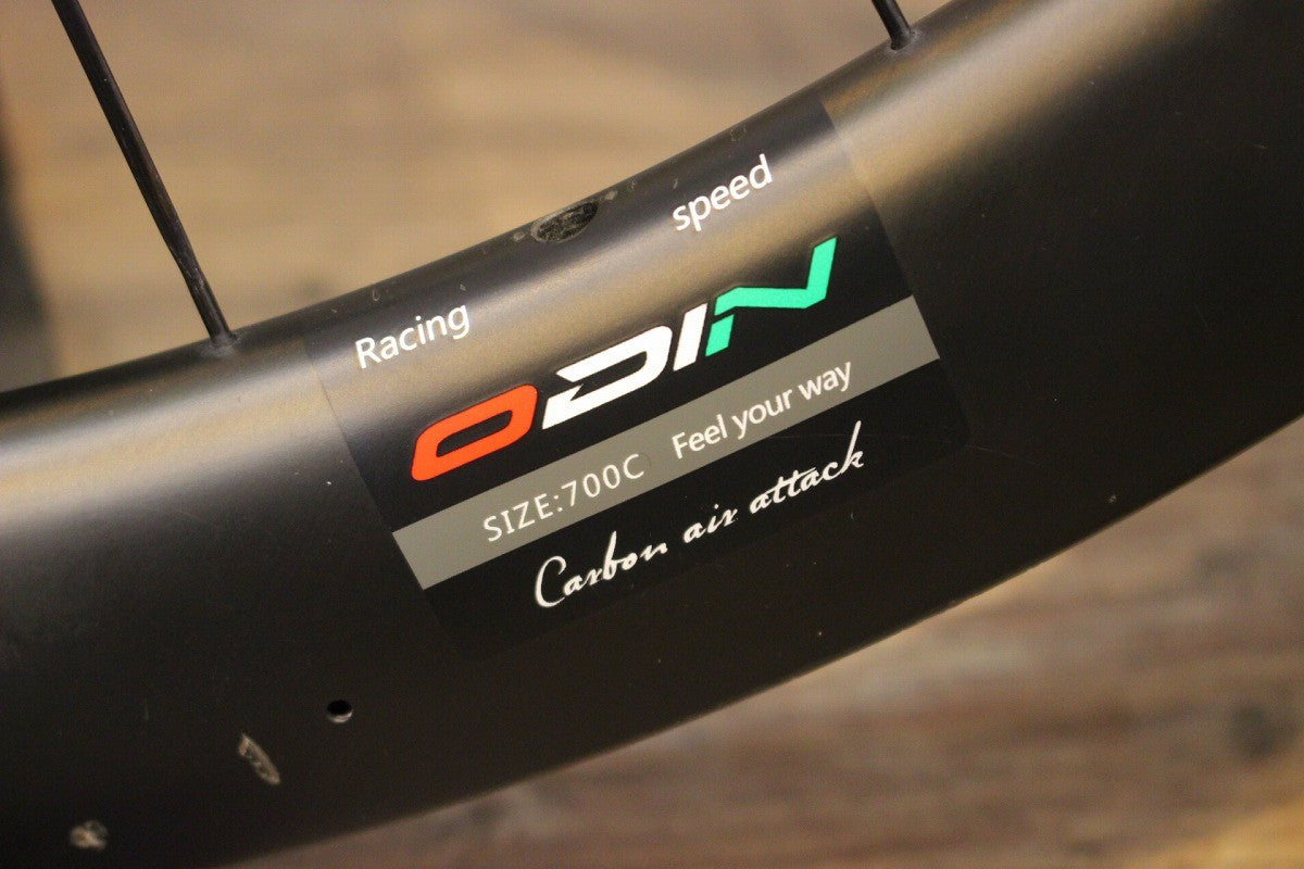 オーディン ODIN ST カーボン チューブレスレディ ホイールセット